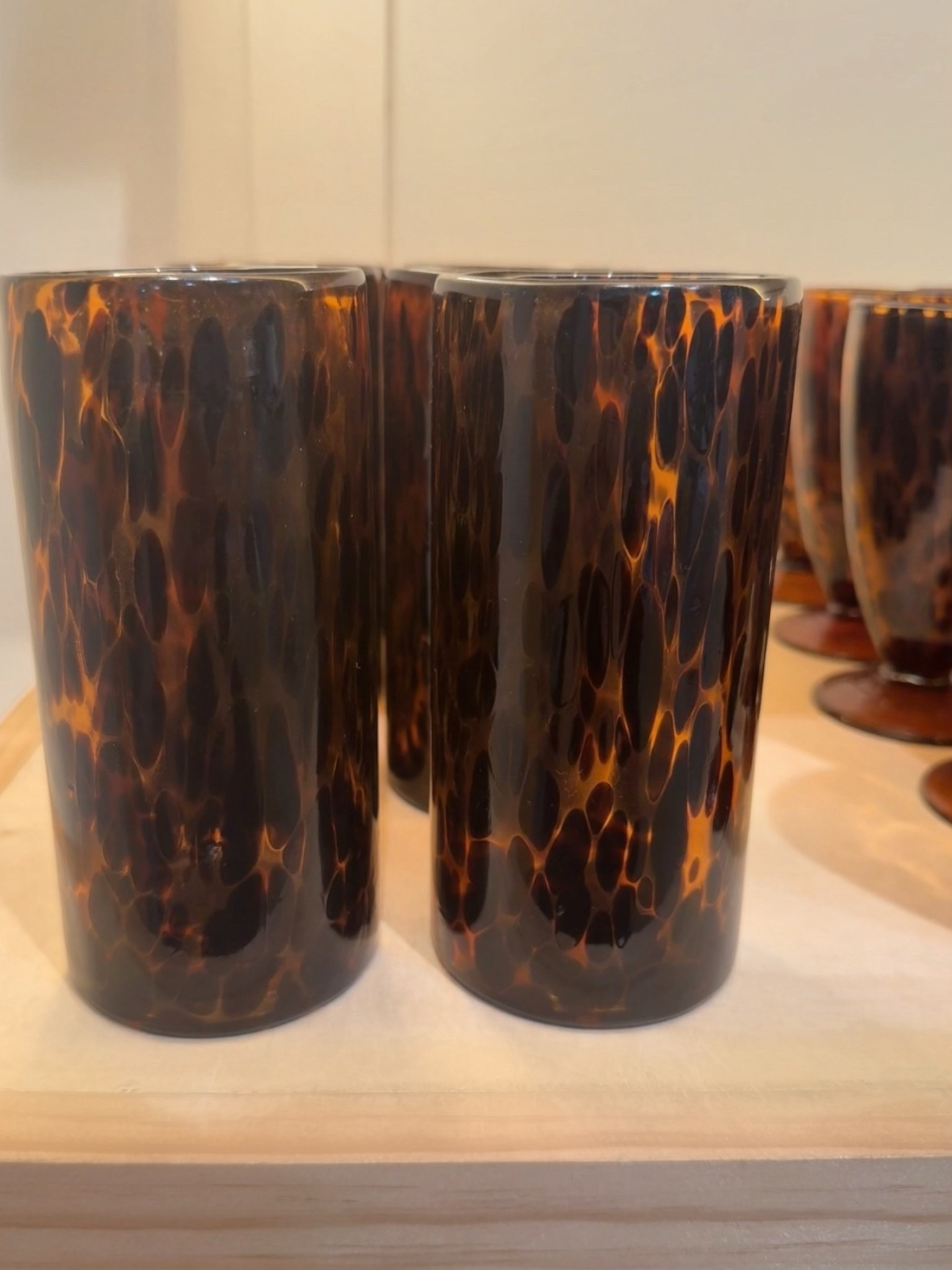 Chic, sophisticated tortoise shell print glassware for everyday or entertaining

#LTKHome #LTKSaleAlert #LTKSeasonal