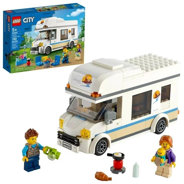 LEGO City Holiday Camper Van 60283; Cool Vacation Toy for Kids (190 Pieces) - Walmart.com | Walmart (US)