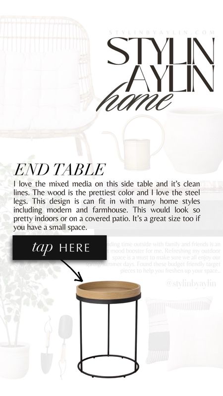 End table, home decor #StylinAylinHome

#LTKfindsunder100 #LTKhome #LTKstyletip