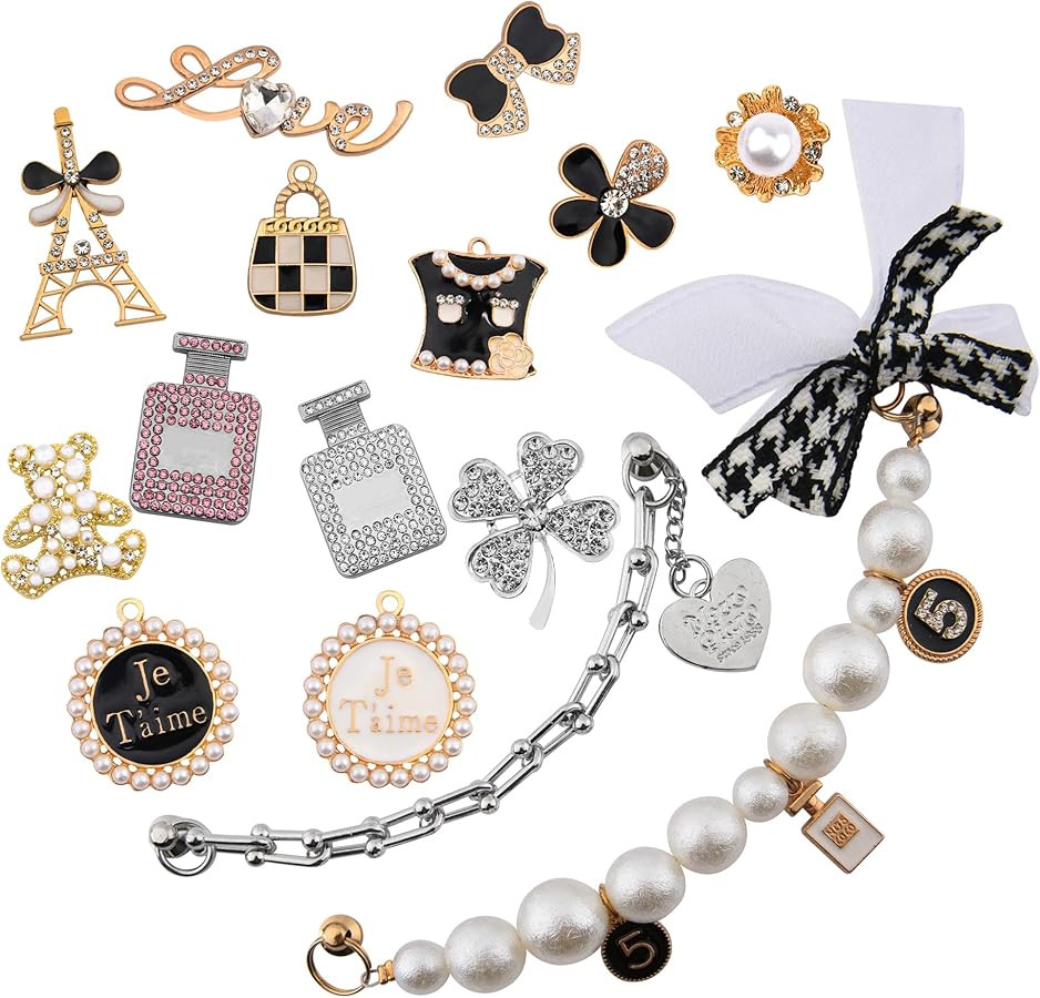 VZDIOR Skull Metal Shoe Charms Women Girls Cool Gothic Shoe Decorations Charms for Party Favor | Amazon (US)