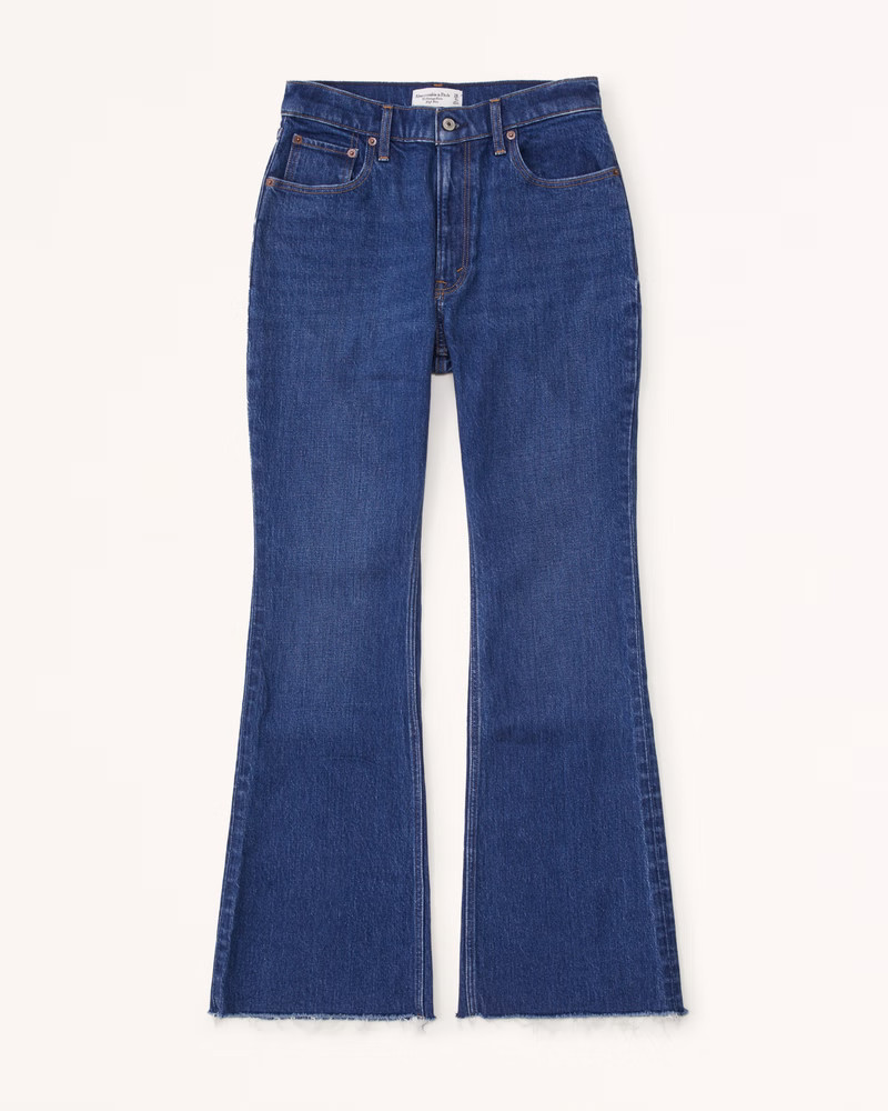 Curve Love High Rise Vintage Flare Jean | Abercrombie & Fitch (US)