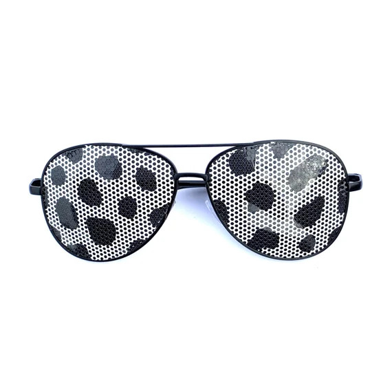 Dalmation spot animal pattern graphic Sunglasses | Etsy (US)