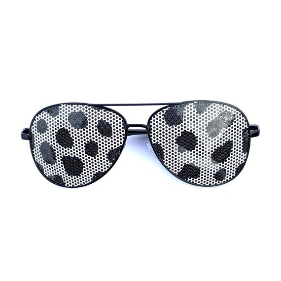 Dalmation spot animal pattern graphic Sunglasses | Etsy (US)