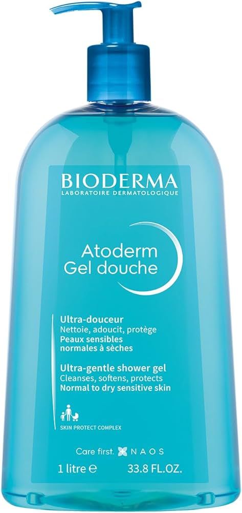 Bioderma - Atoderm - Hydrating Shower Gel - Moisturizing Face and Body Cleanser - Body Wash for N... | Amazon (US)