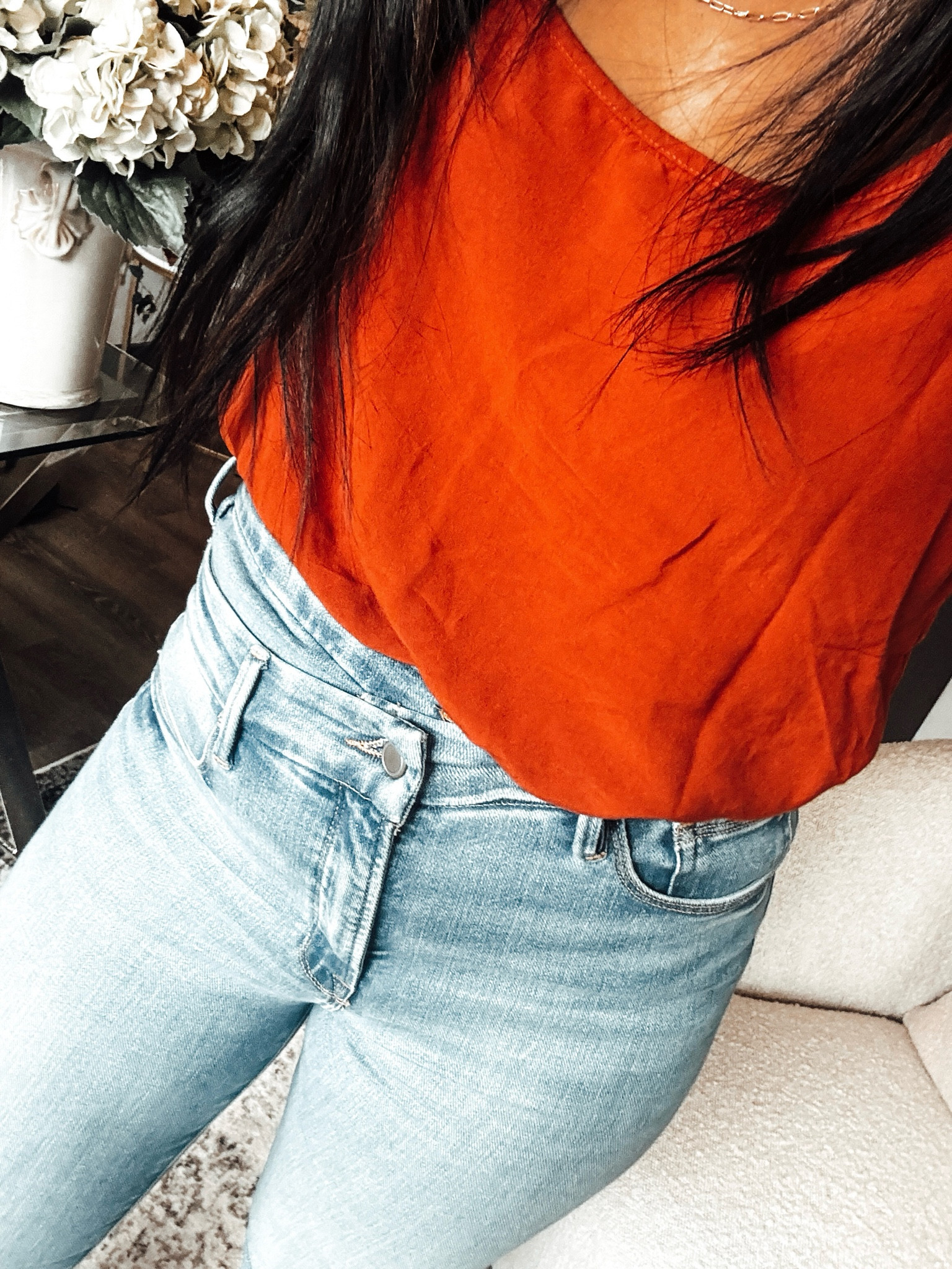 Good American Good Classic Slim Straight Jeans. 

#LTKFindsUnder100 #LTKSaleAlert #LTKStyleTip