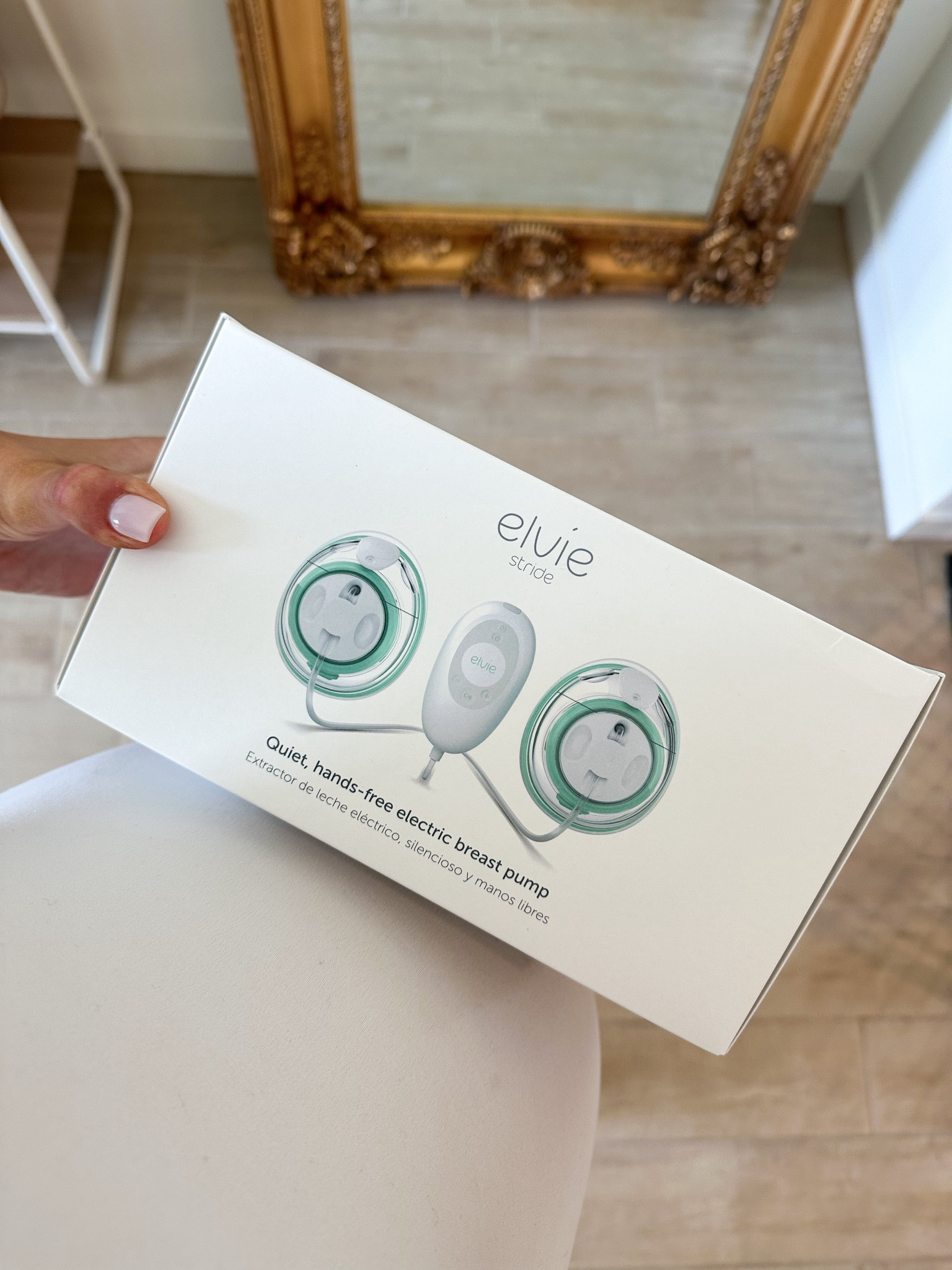 My breast pump is here! ✨👏🏽🤍 decided on the stride for this time bc it’s hospital grade - the original Elvie I had last time I still want to use, but wanted something stronger! A lot of people say they like this one more even with the cord & battery pack! 

Elvie stride, Elvie, wireless breast pump 

#LTKBump #LTKBaby