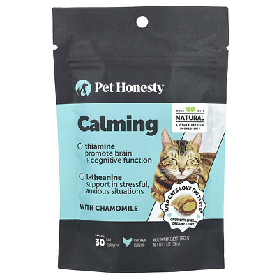 Pet Honesty, Calming, For Cats, Chicken, 3.7 oz (100 g) | iHerb