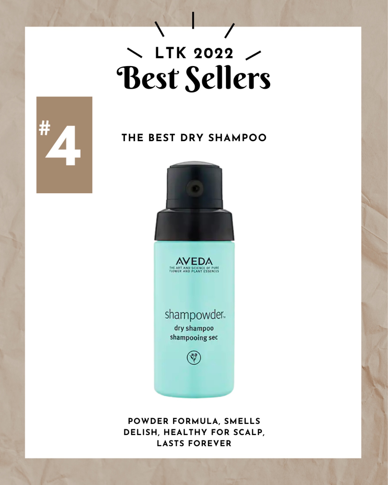 #4 LTK 2022 best seller is my favorite dry shampoo! A hair care essential for me  

#LTKunder50 #LTKFind #LTKbeauty