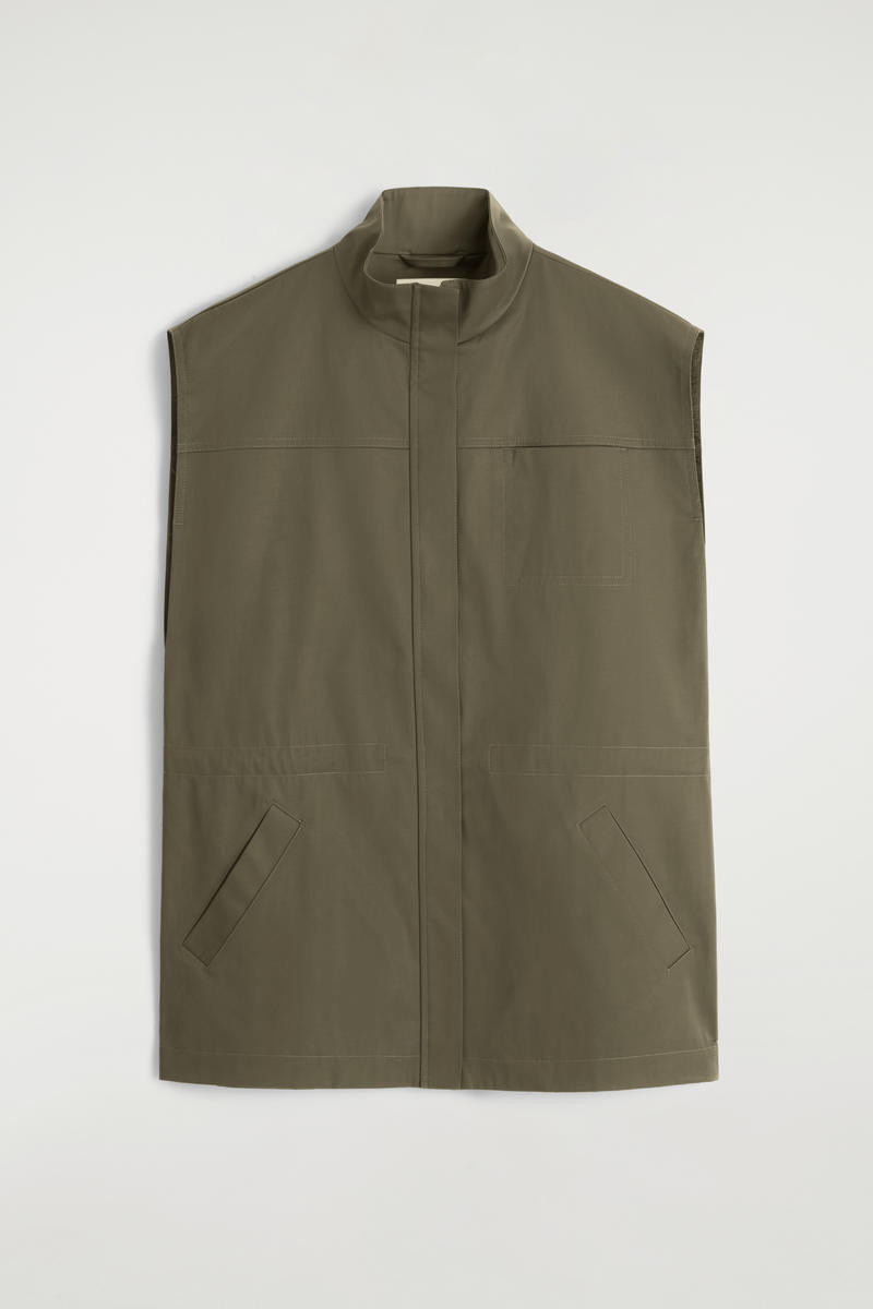 Mock-Neck Utility Vest | COS (US)