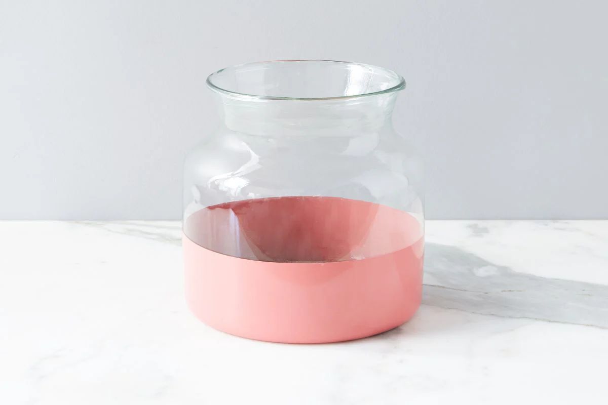 Pink Colorblock Flower Vase | Pink Antlers