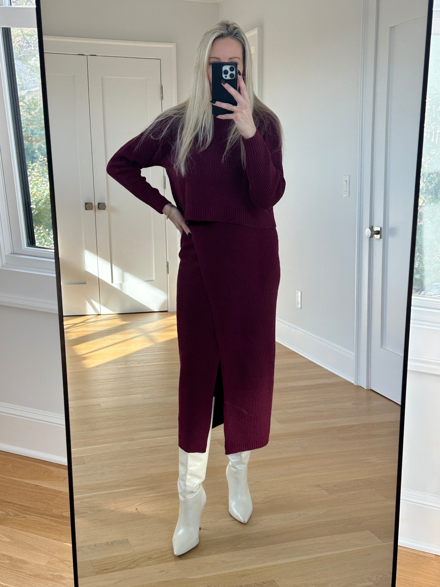 Last minute Thanksgiving outfit
Burgundy two piece sweater dress set lulus sale use code Friday
Friendsgiving outfit
Christmas outfit
Holiday party outfit
New Year’s Eve outfit
Lulu’s sale 
#ltkseasonal
#ltksalealwet
#ltkshoecrush

Follow my LTK @kc.burn on the @shop.LTK app to view this post and get my exclusive app-only content!

#liketkit 
@shop.ltk
https://liketk.it/5ASJk  

#LTKCyberWeek #LTKWedding #LTKFindsUnder100 #LTKCyberWeek #LTKSaleAlert #LTKFindsUnder100 #LTKHoliday