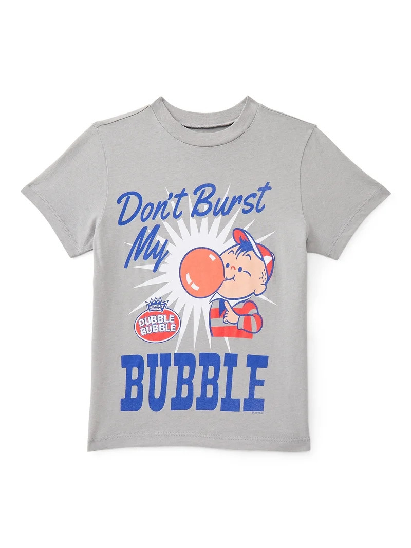 Dubble Bubble Boys Graphic Tee with Short Sleeves, Sizes 4-18 | Walmart (US)
