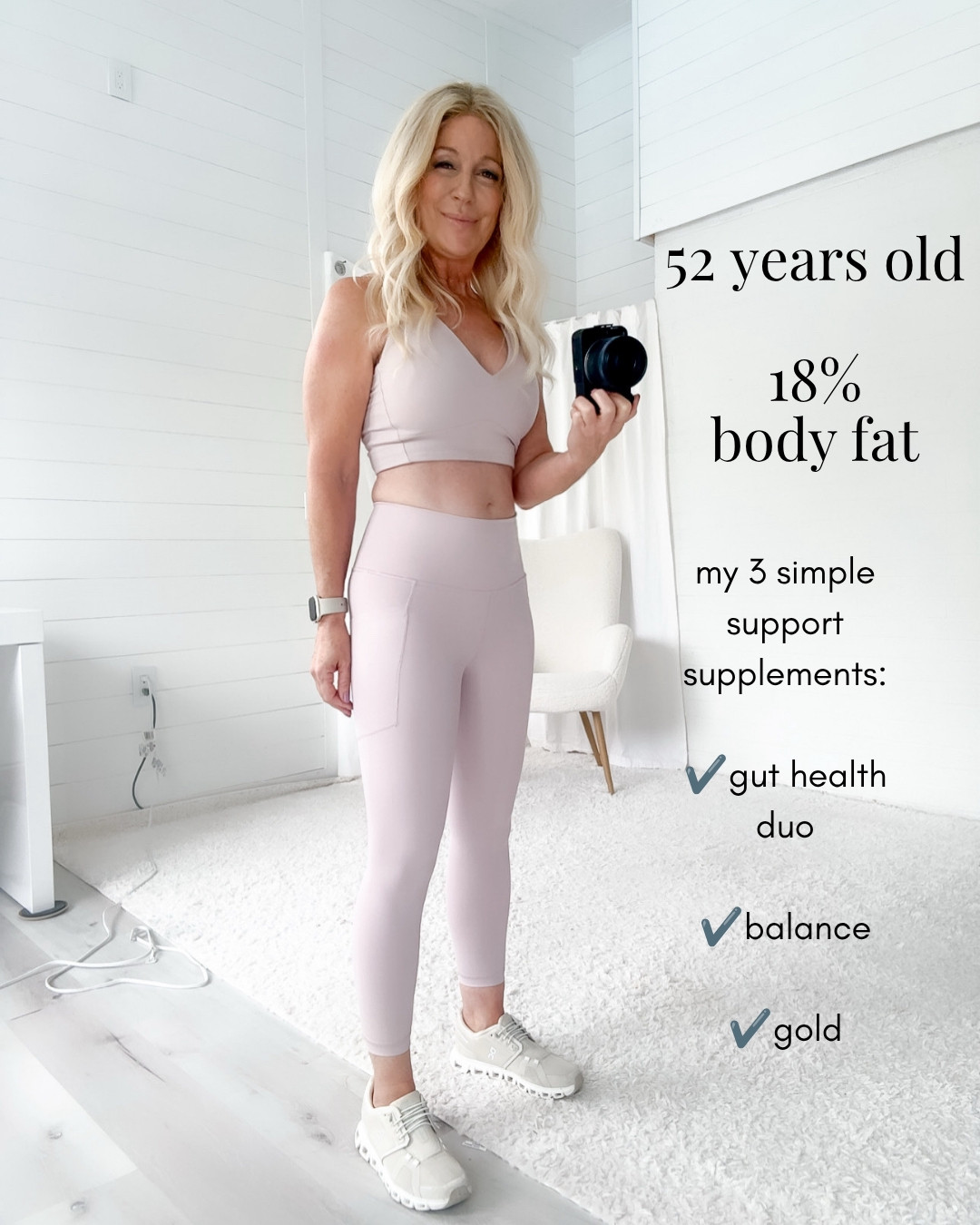 If You’re Over 45, You May Want to See These ➡️  52 years old | 18% body fat 

 #LTKActive #LTKOver40 #LTKPetite