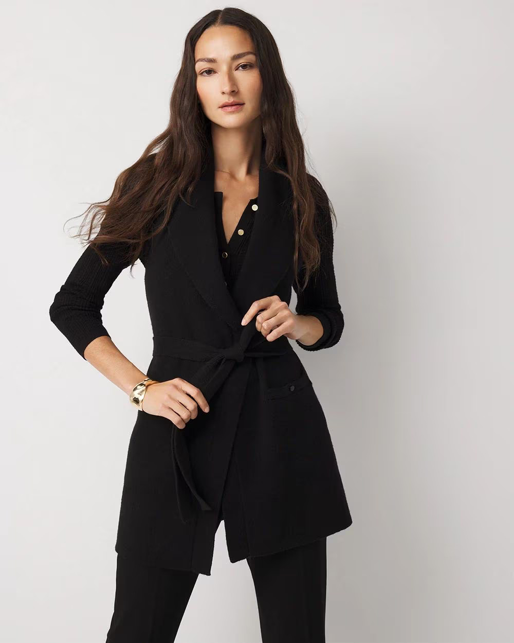 Tie-Waist Sweater Vest | White House Black Market | White House Black Market