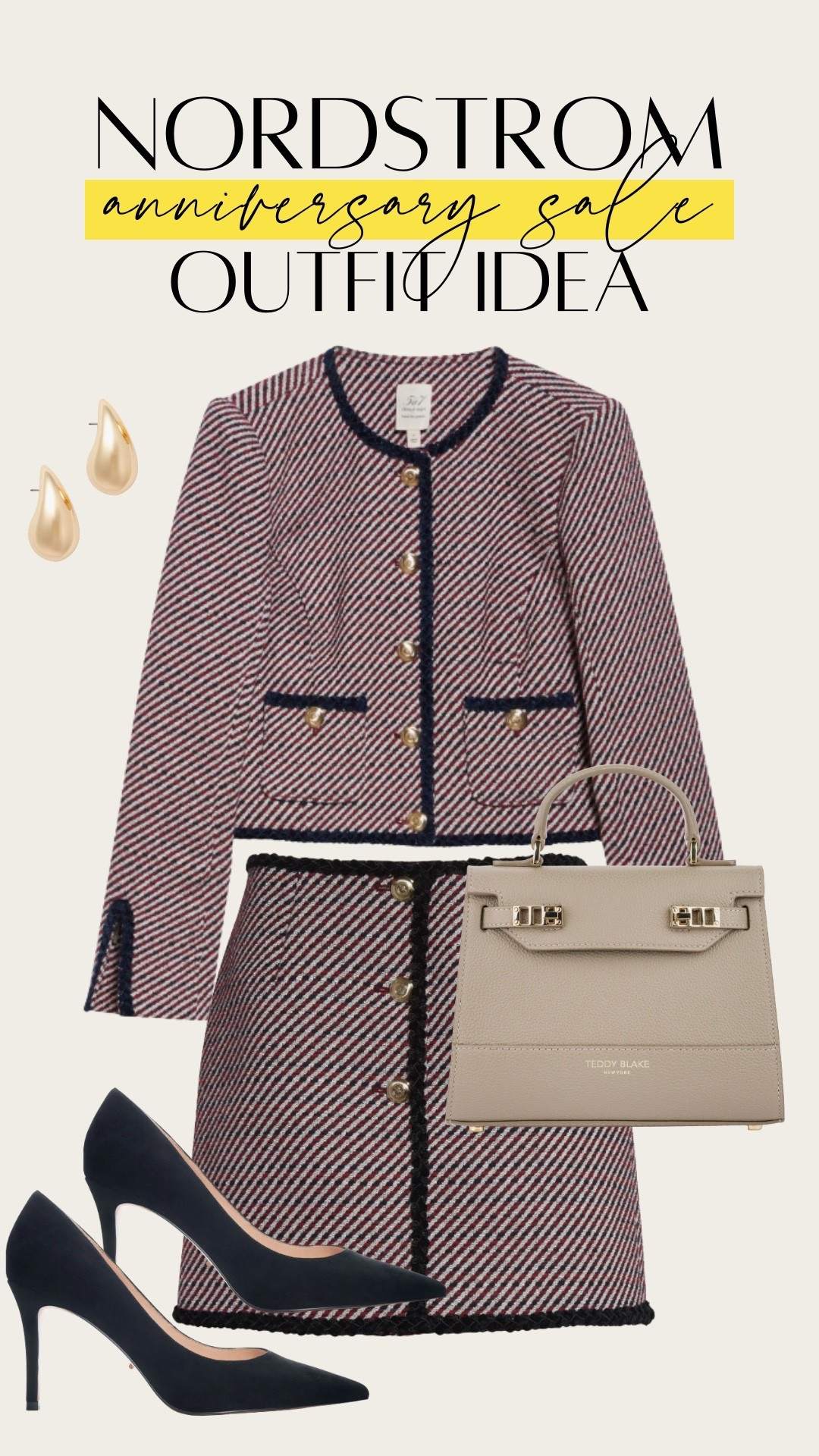 Veronica Beard splurge workwear set but I love the style, very Chanel inspired with the trim and gold hardware. Nordstrom Anniversary Sale / a sale 2025

#LTKSaleAlert #LTKStyleTip #LTKWorkwear