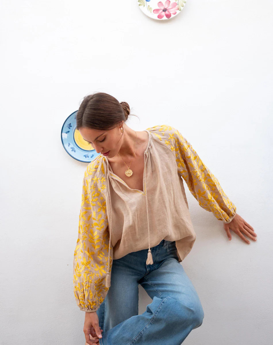 Palermo Embroidered Blouse | MERSEA