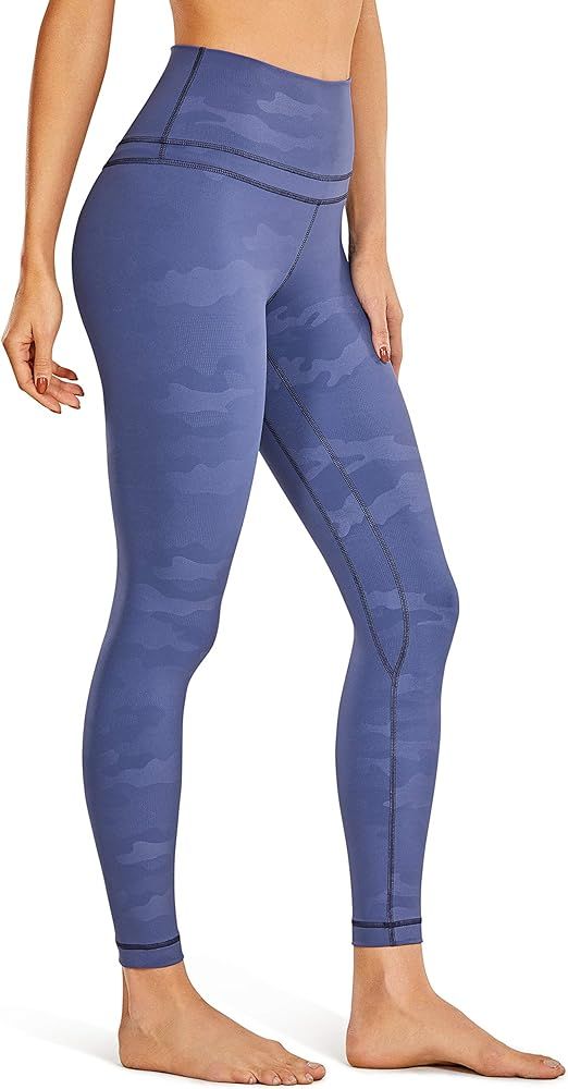 Amazon.com: CRZ YOGA Women's Naked Feeling Workout Leggings 25 Inches - 7/8 High Waist Yoga Tight... | Amazon (US)