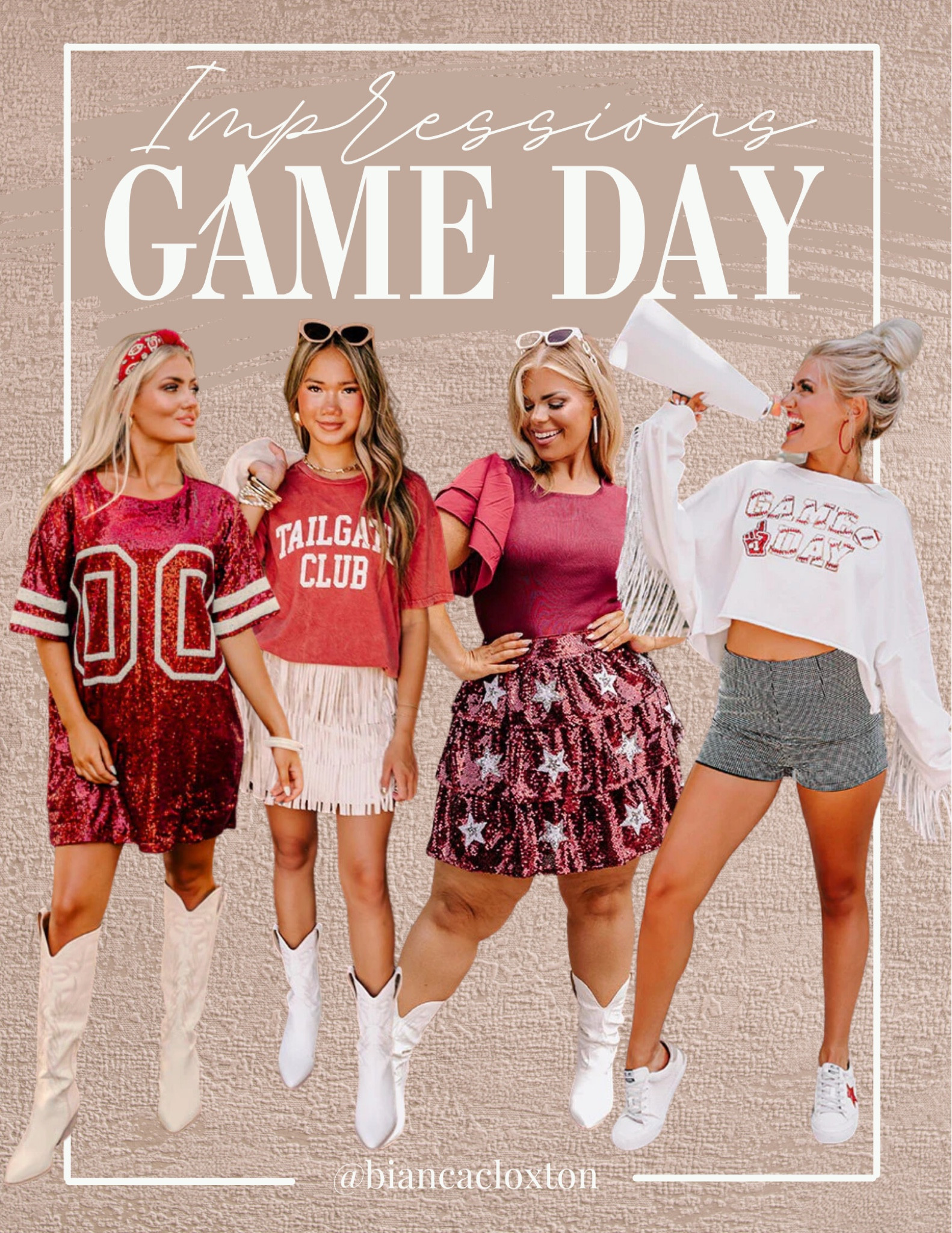 Impressions Boutique || Game Day Outfit Ideas 🏈

Crimson, Alabama, Harvard, Maroon, Football, Tailgate, Tailgating, Crimson Tide, Roll Tide 

#LTKBacktoSchool #LTKFind #LTKstyletip