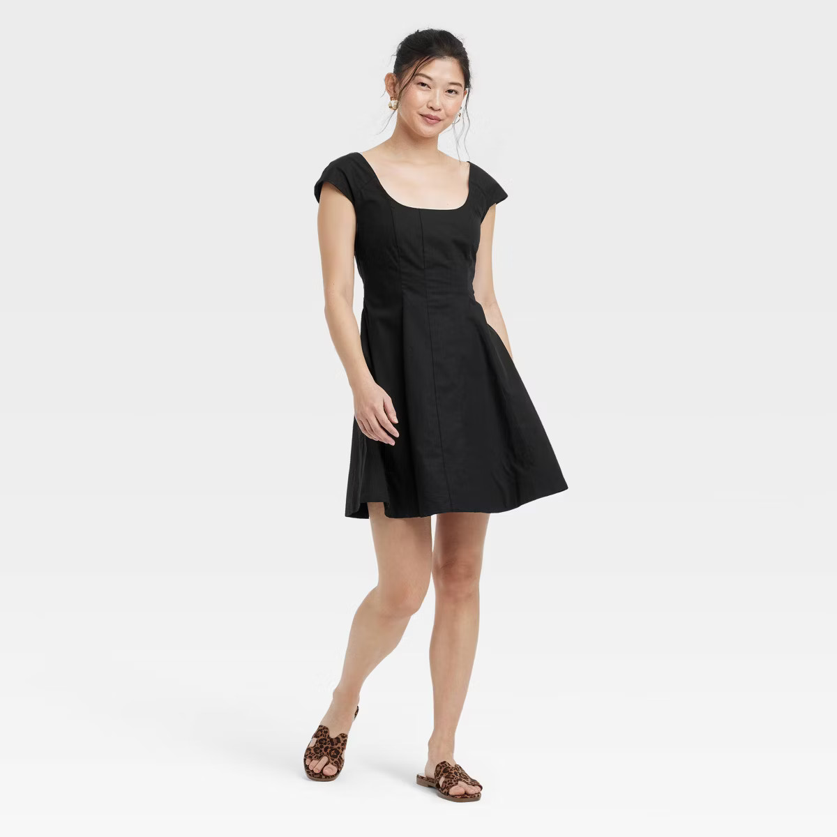 Women's Corset Woven Mini A-Line Dress - A New Day™ | Target