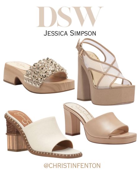 DSW Jessica Simpson summer slide sandals 🤍 spring shoes, spring sandals, pastel heels, high heel pumps, wedding heels, wedding shoes, sandals, pumps, flip flops, neutral sandals, chunky heels @shop.ltk #liketkit 🥰 Thank you for shoe shopping with me! 🤍 XO Christin  #LTKshoecrush #LTKworkwear #LTKstyletip #LTKcurves #LTKitbag #LTKsalealert #LTKwedding #LTKfit #LTKunder50 #LTKunder100 #LTKworkwear 