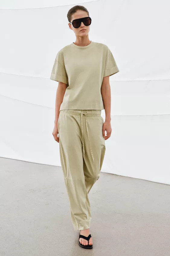 HEAVY COTTON SHORT SLEEVE T-SHIRT | Zara US