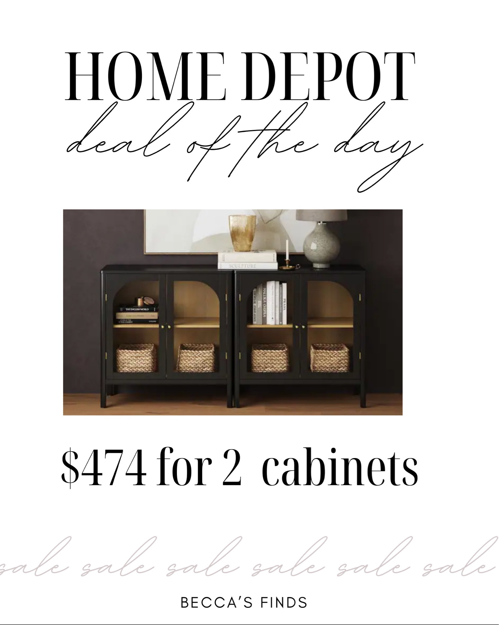 Home Depot two accent black cabinets 

#LTKstyletip #LTKsalealert #LTKhome