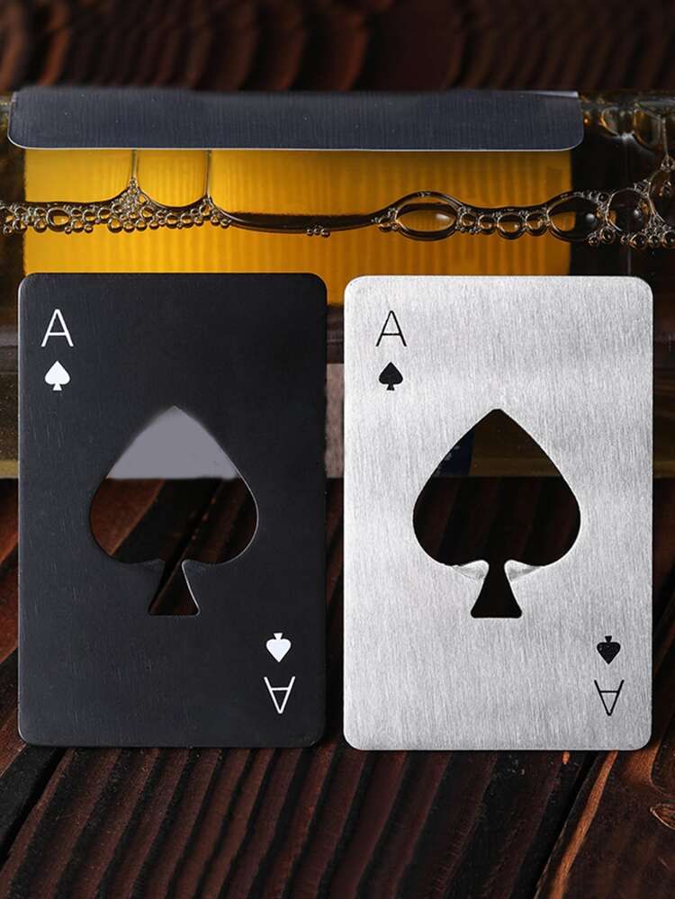 1pc Poker Card Shaped Random Beer Opener | SHEIN