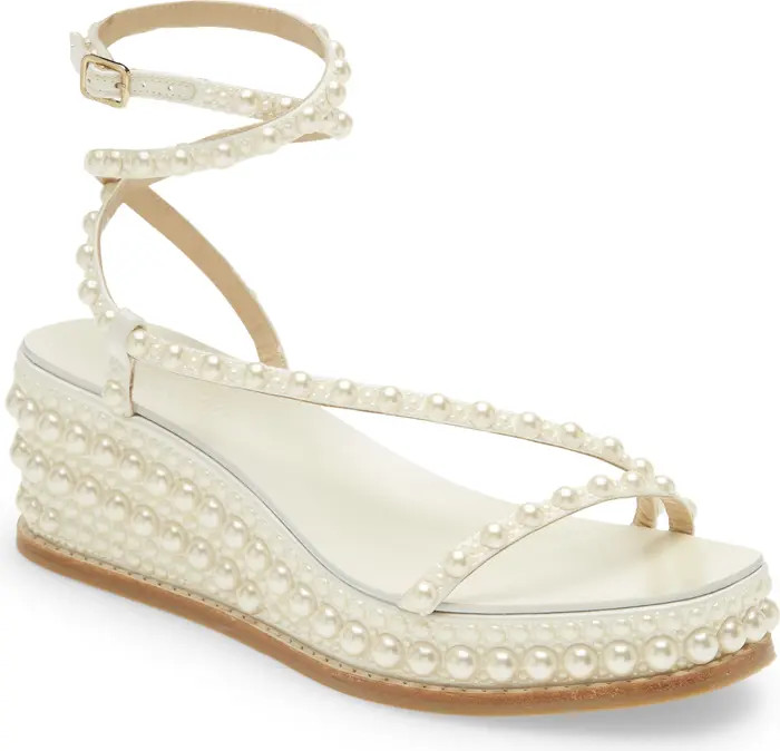 Jimmy Choo Drive Embellished Wedge Sandal | Nordstrom | Nordstrom