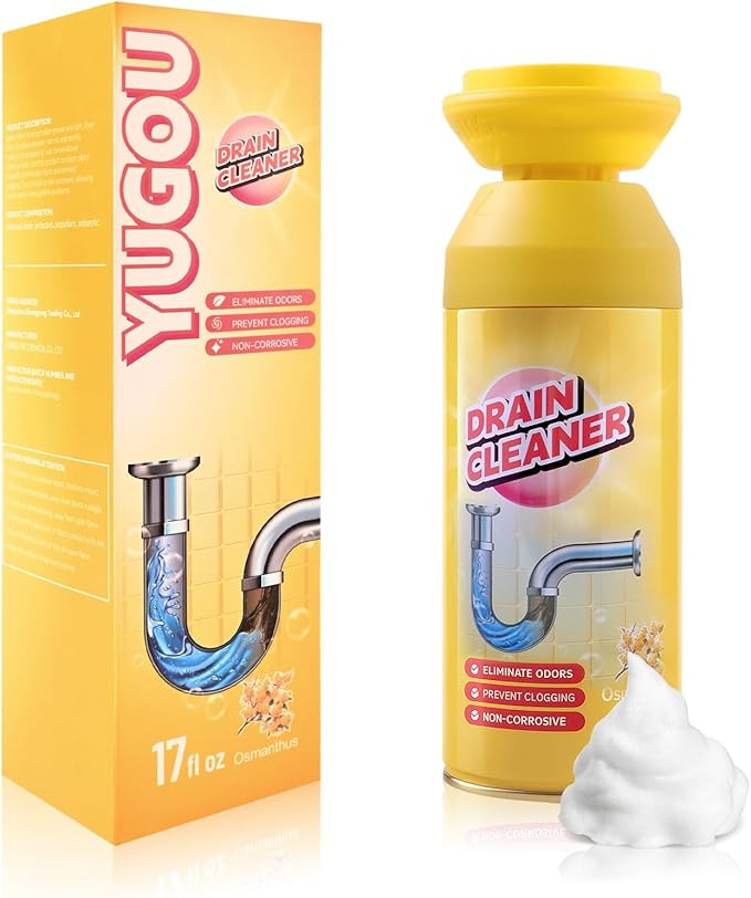 Drain Cleaner, Foaming drain cleaner, Sink Drain Cleaner and deodorizer for Kitchen Sinks, Shower... | Amazon (US)