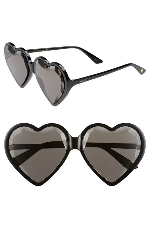 Gucci 60mm Heart Sunglasses | Nordstrom