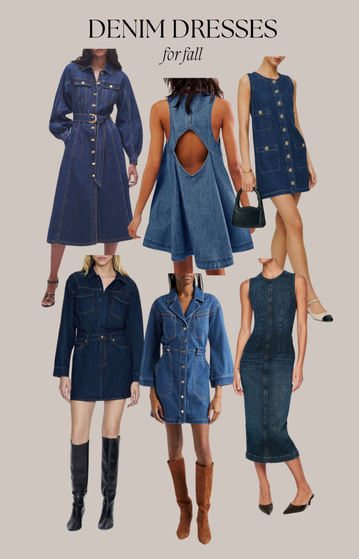 Denim dress for fall // denim dressess

#LTKSeasonal #LTKFallSale #LTKStyleTip