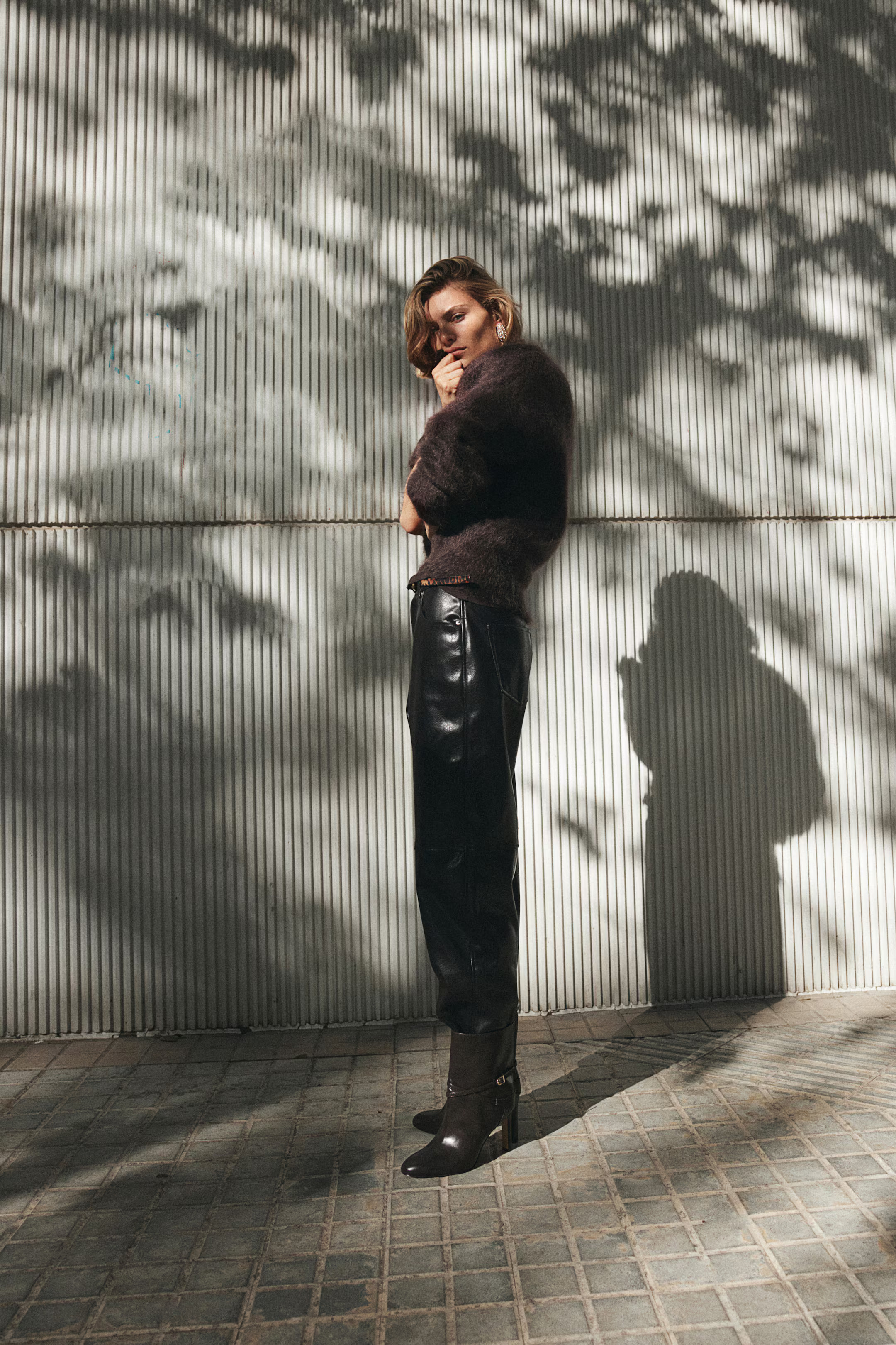 Mohair-blend jumper - Dark brown - Ladies | H&M GB | H&M (UK, MY, IN, SG, PH, TW, HK)