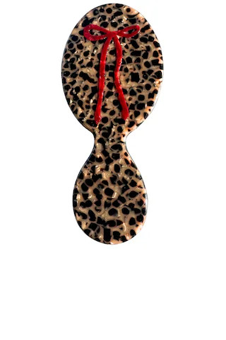 Solar Eclipse Hand-painted Compact Leopard Bow 2-1 Perfect Daily Brush from Revolve.com | Revolve Clothing (Global)