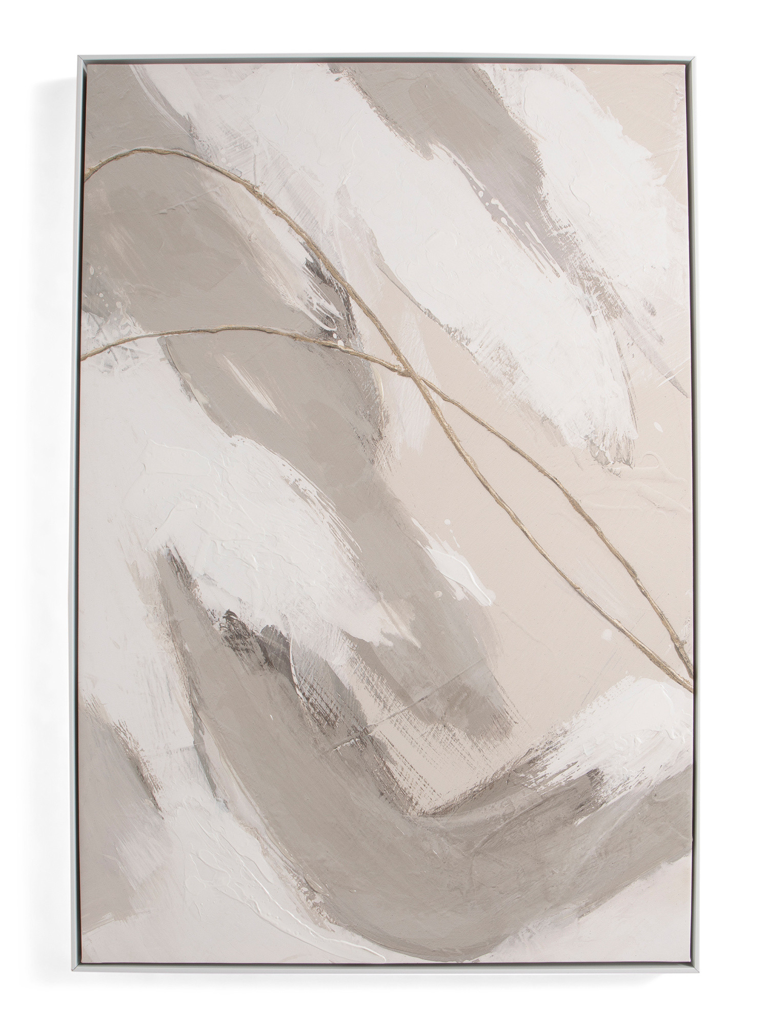 25x37 Neutral Wave Wall Art | TJ Maxx