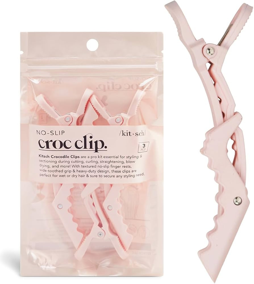 Kitsch Alligator Clips for Hair - Alligator Hair Clips for Styling Sectioning | Roller Clips for ... | Amazon (US)