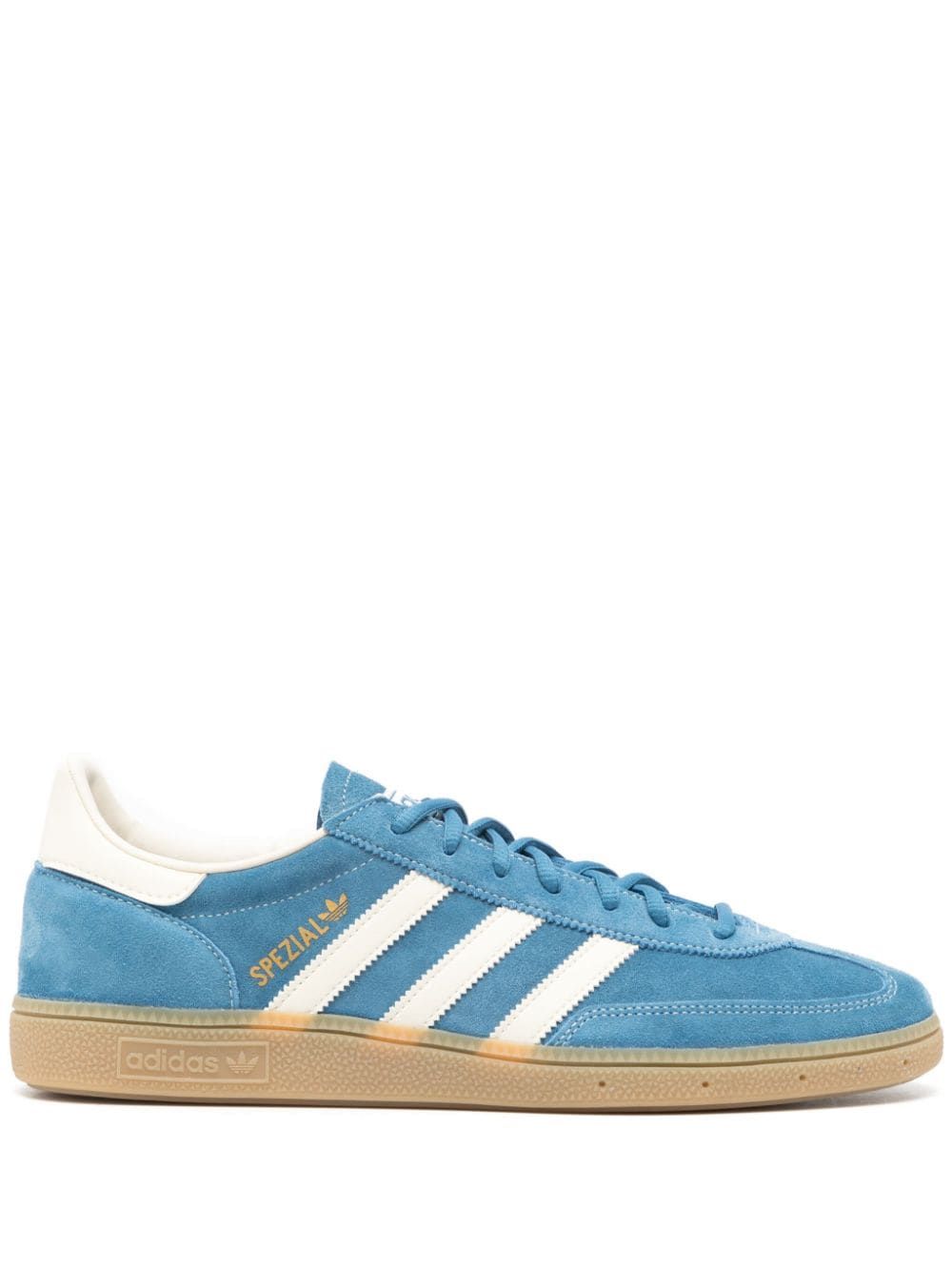 The DetailsadidasHandball suede sneakersImportedHighlightspacific blue/white calf suede panelled ... | Farfetch Global