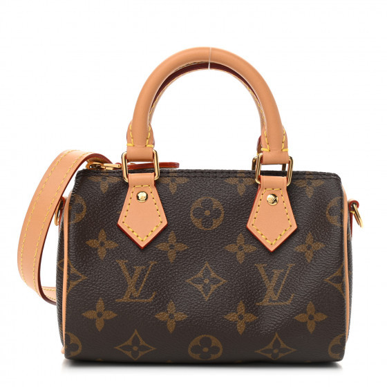 LOUIS VUITTON Monogram Nano Speedy Bandouliere | Fashionphile