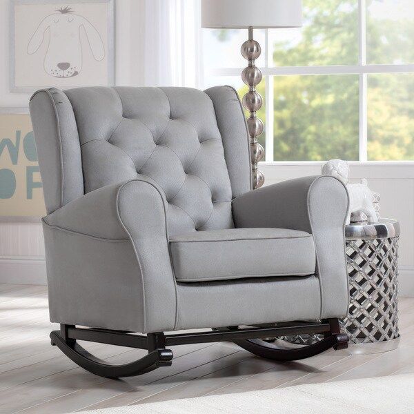 Delta Children Emma Nursery Rocking Chair, Dove Grey | Bed Bath & Beyond