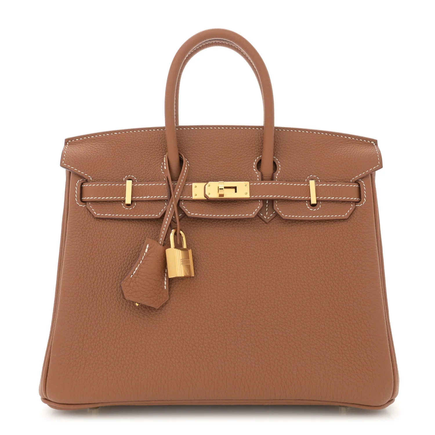 Togo Birkin 25 Gold | FASHIONPHILE (US)