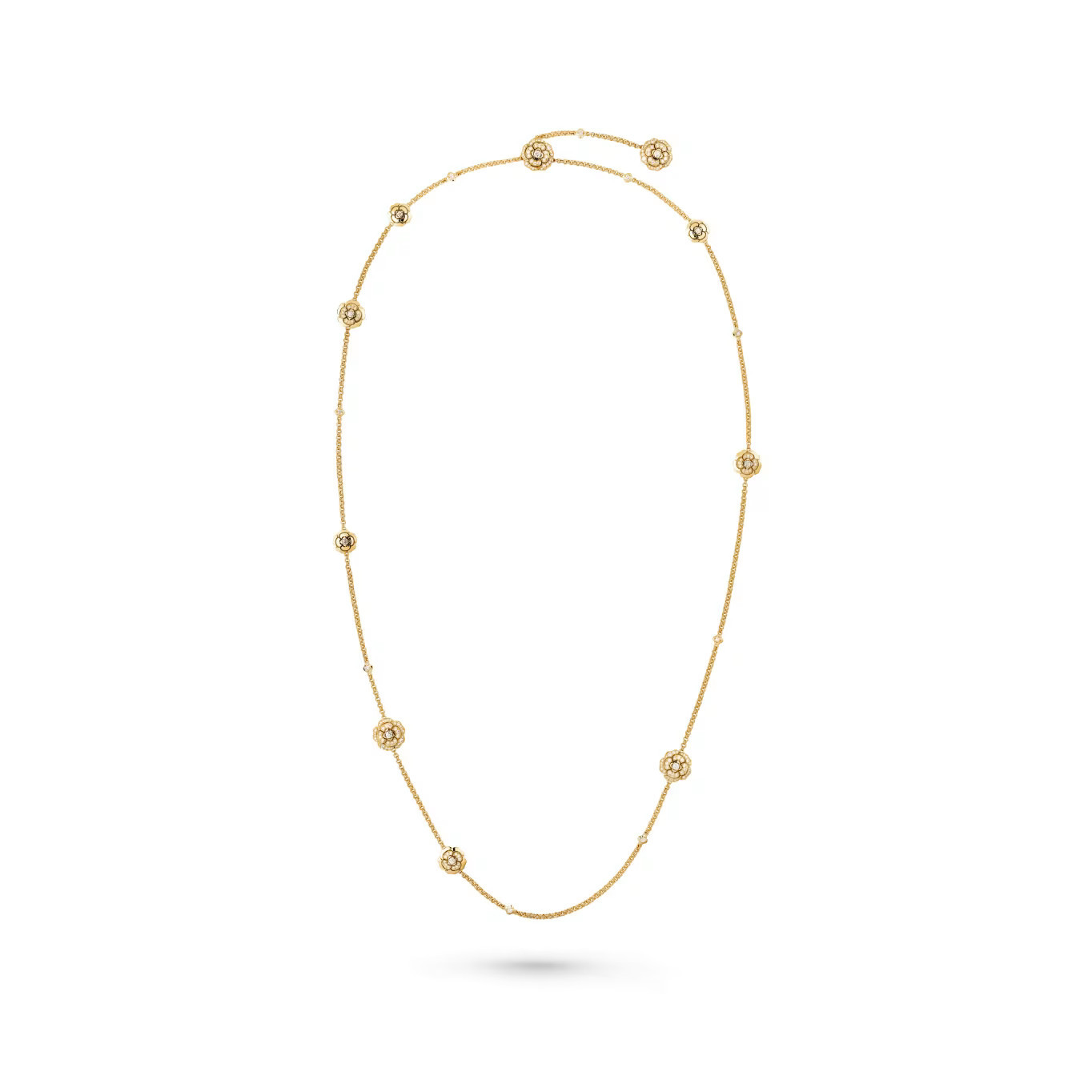 Les Infinis de Camélia  Yellow Gold & Diamond - J12086 | CHANEL | Chanel, Inc. (US)