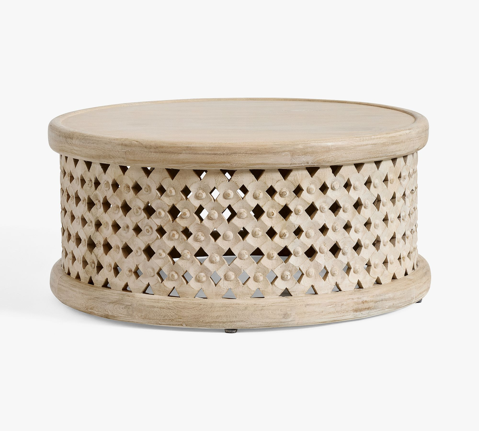Bodega Round Coffee Table (34") | Pottery Barn (US)
