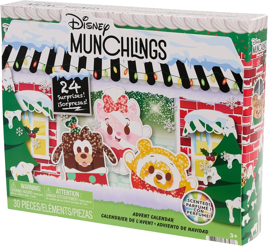 Disney Munchlings Advent Calendar with Color Change and Scented Figures, 31-pieces | Amazon (US)