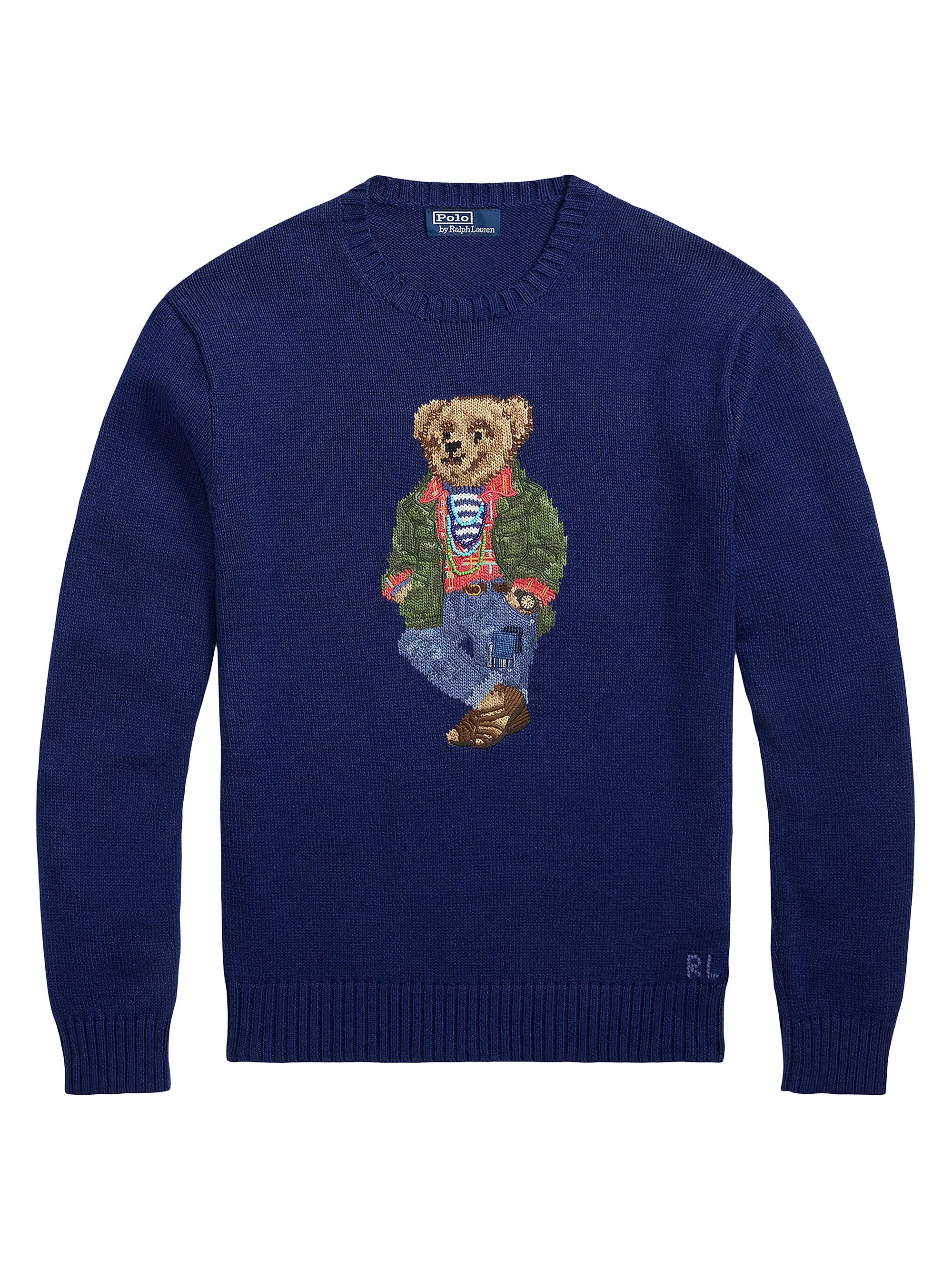 Polo Bear Cotton Sweater | Saks Fifth Avenue
