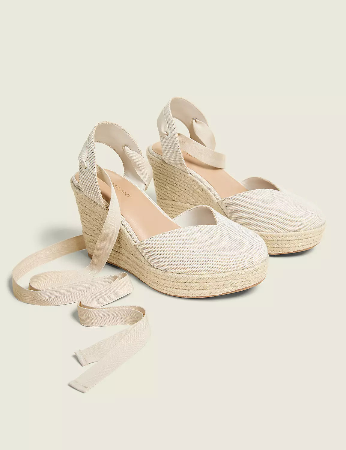 Dream Cloud Ankle-Tie Espadrille Wedge | Lane Bryant (US)