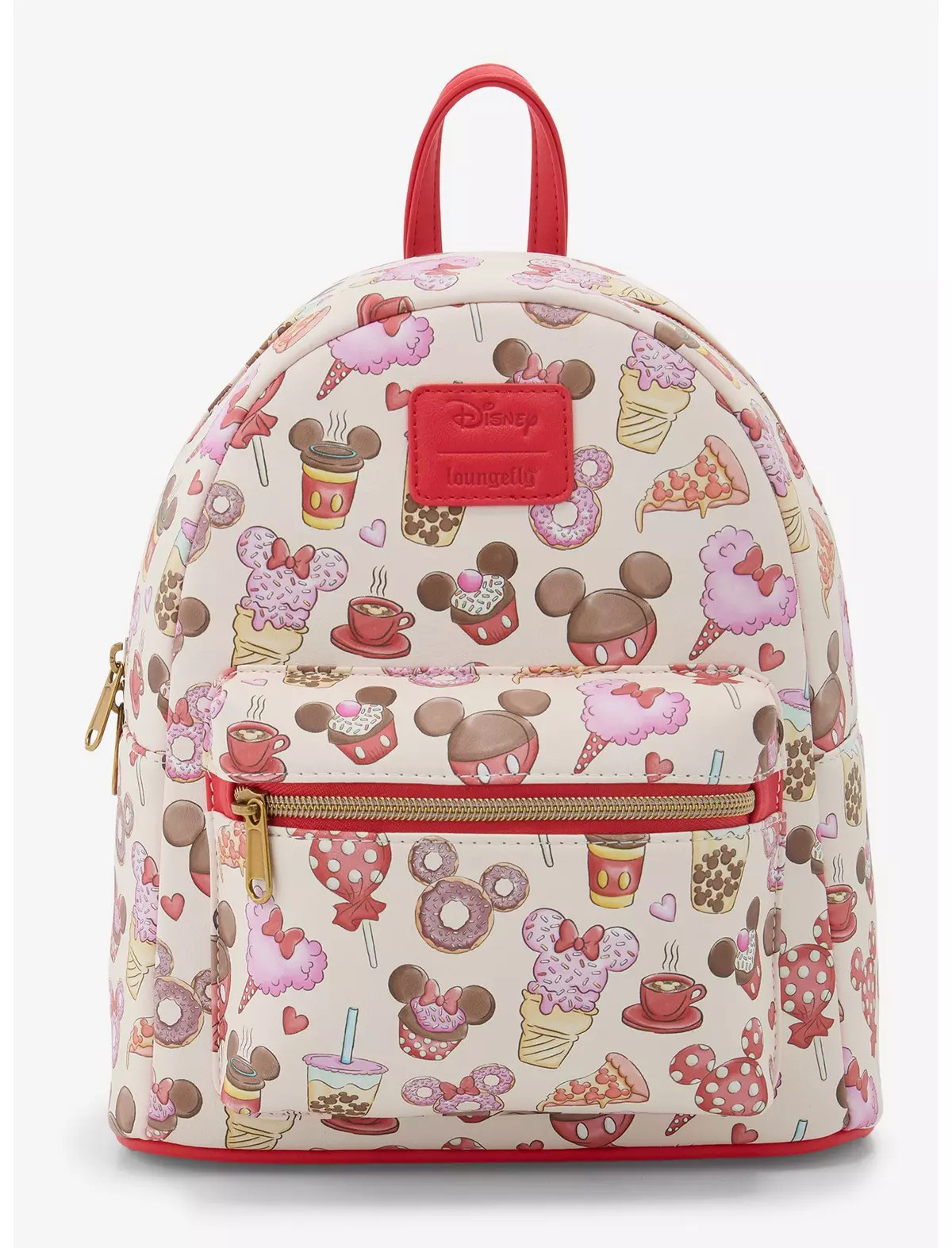 Loungefly Disney Mickey Mouse & Minnie Mouse Treats Mini Backpack | Hot Topic