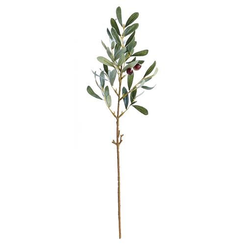 Ryan French Country Faux Olive Stems and Bushes - Small | Kathy Kuo Home