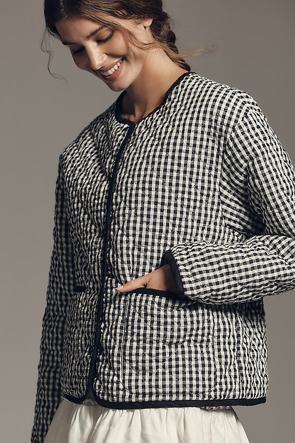 Rec Gingham Quilted Jacket | Anthropologie (US)