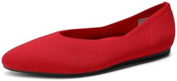 DREAM PAIRS Pointed Toe Flats for Women, Comfortable Dressy Knit Ballet Flats with Arch Support, ... | Amazon (US)