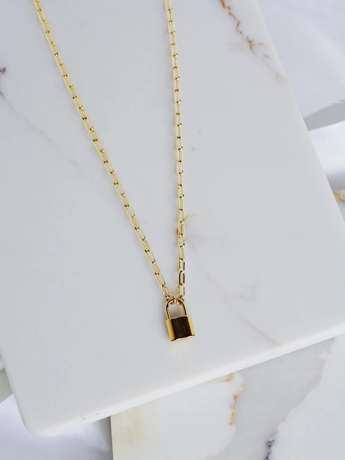 Arlo Padlock Link Necklace | Verishop