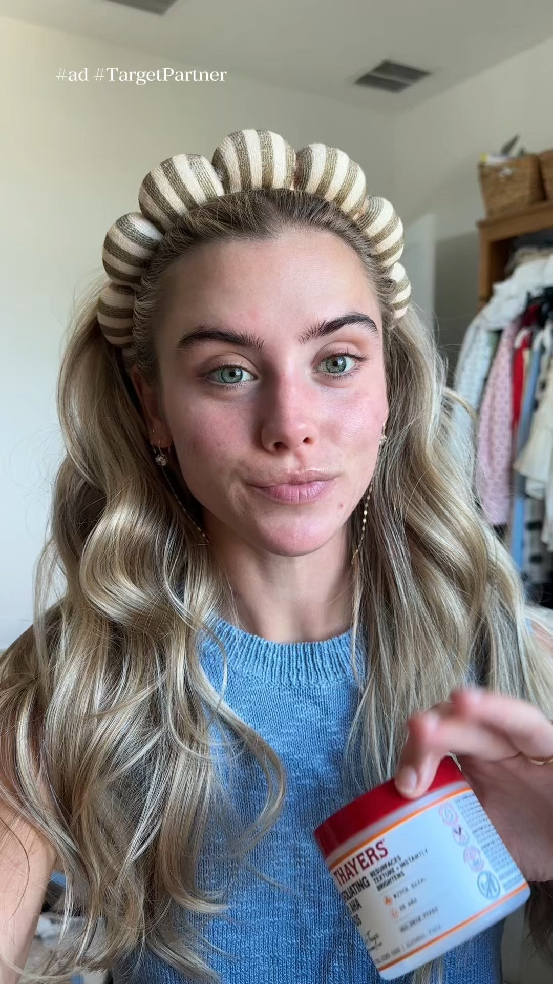 #ad #TargetPartner The number one makeup mistake I always see is not having a skin prep or skin base routine. 🙃 You want to set your skin up for a perfect makeup day, and that can be as simple as using a skincare toner pad. I love the @thayers Exfoliating 2% AHA Pads. They brighten my skin while still being gentle enough for my sensitive skin. The glow they leave behind is the perfect prep for makeup. #target #thayerspartner @Target

#LTKgrwm #LTKselfcare #LTKBeauty